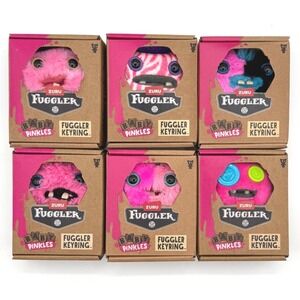 💘Fuggler Baby Pinkles 3.5" Keyring Love Heart Plush NEW 2026 Complete Set 6💘